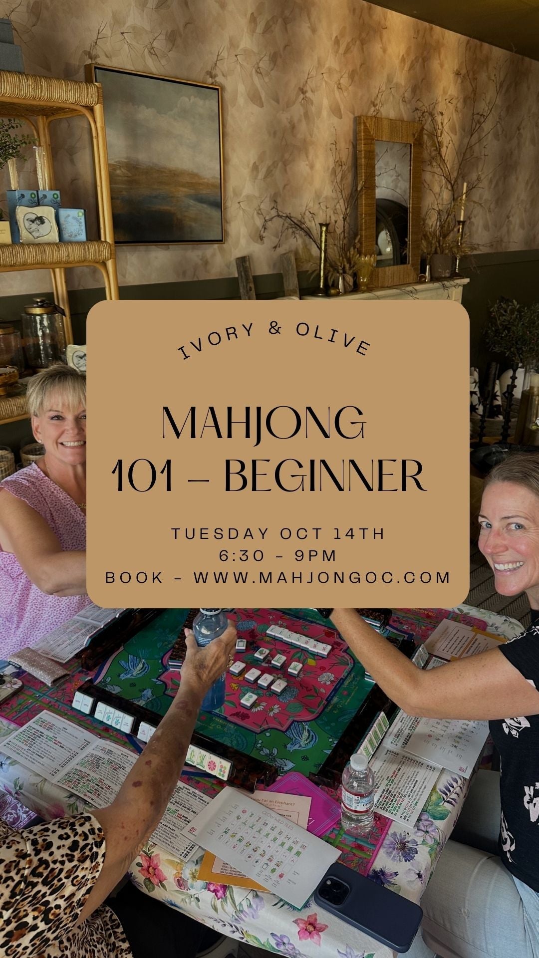 Mahjong 101 Beginner: October 14th