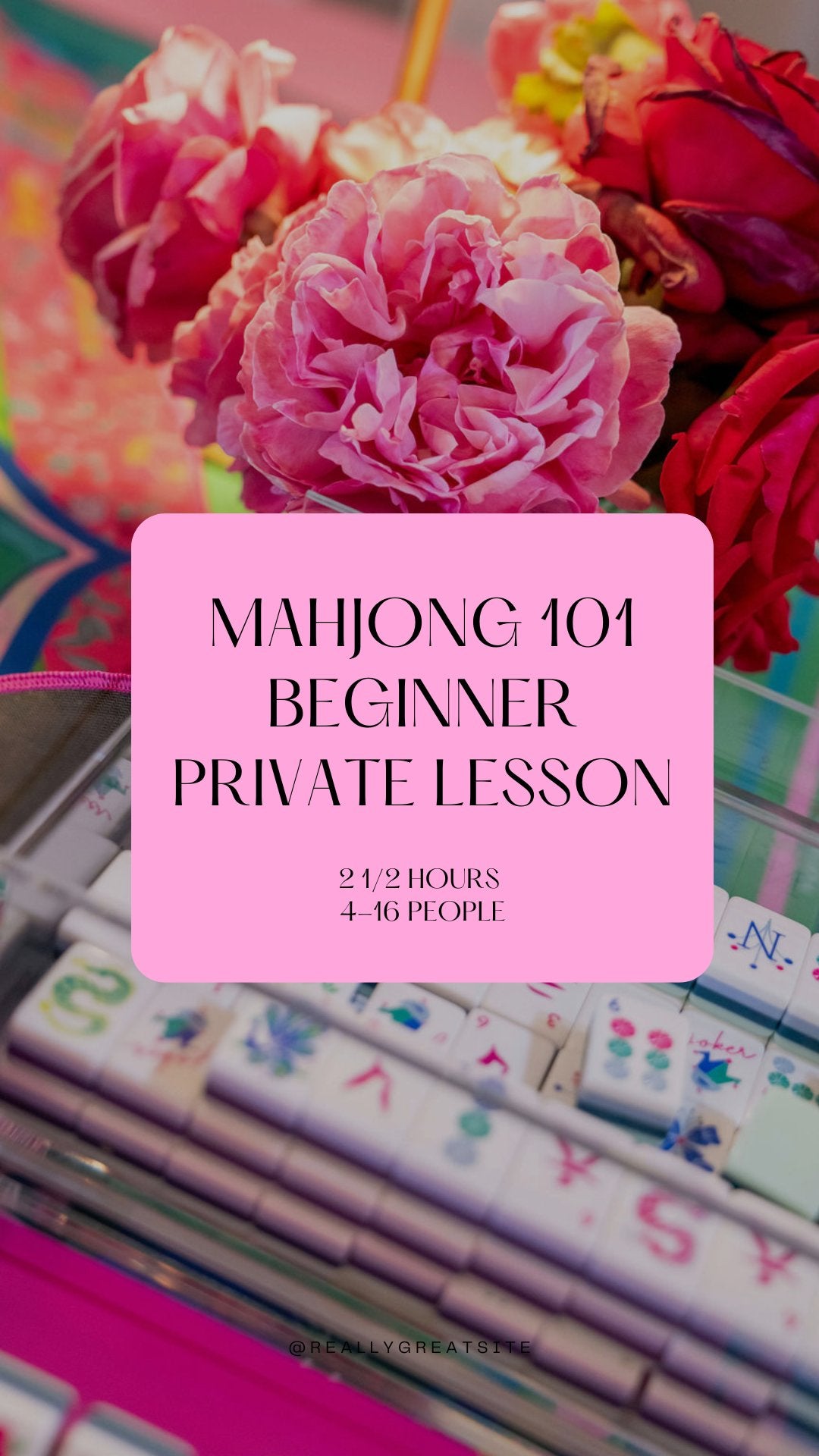 Mahjong 101: Private Group Lesson
