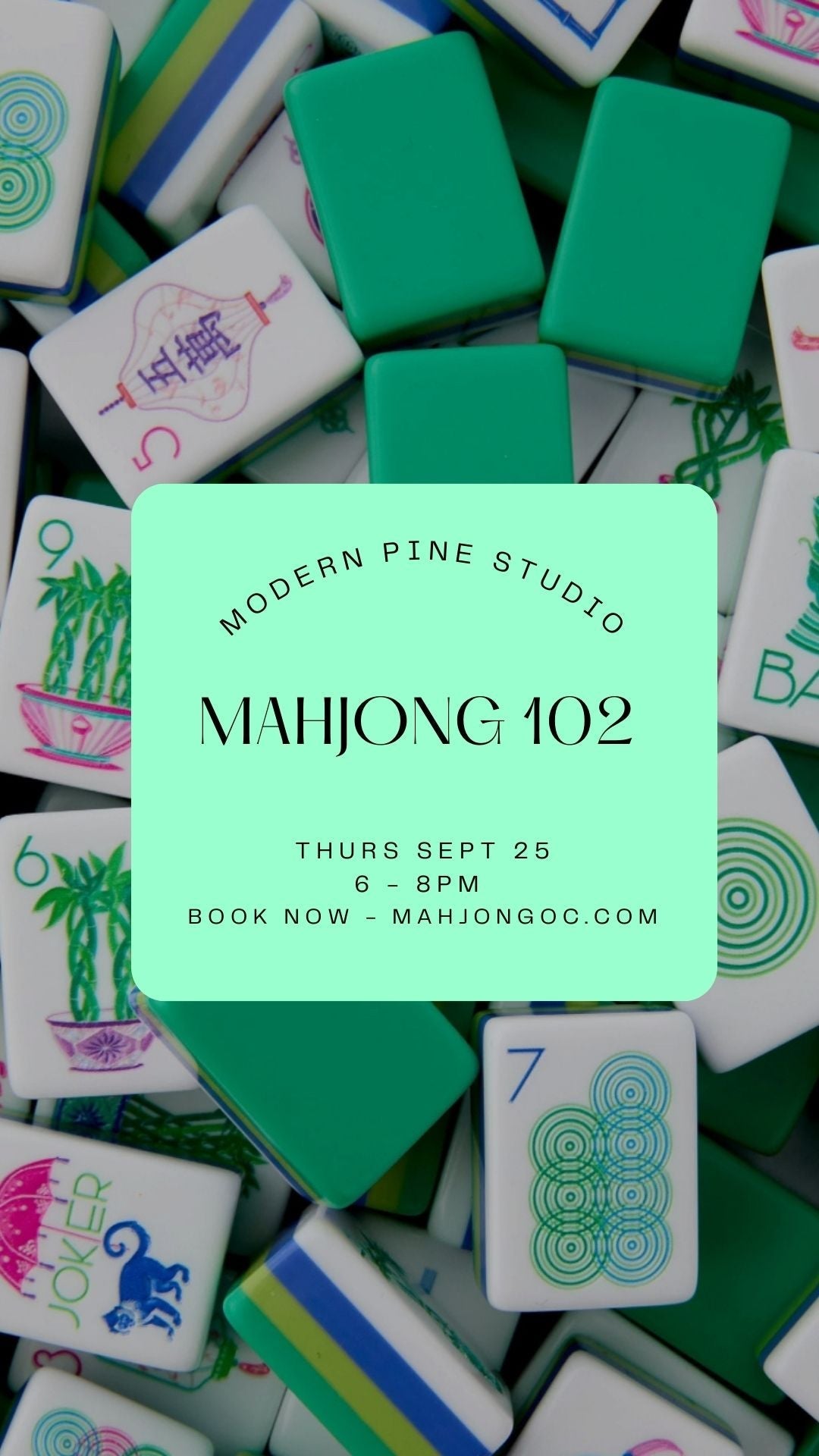 Mahjong 102: September 25th