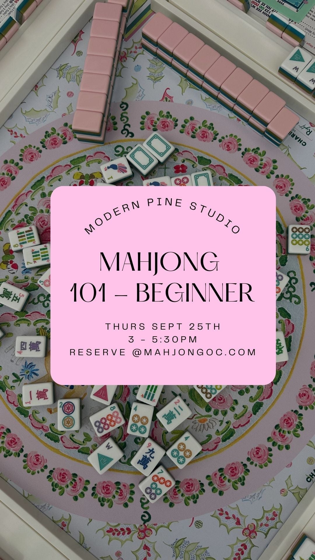 Mahjong 101: September 25th