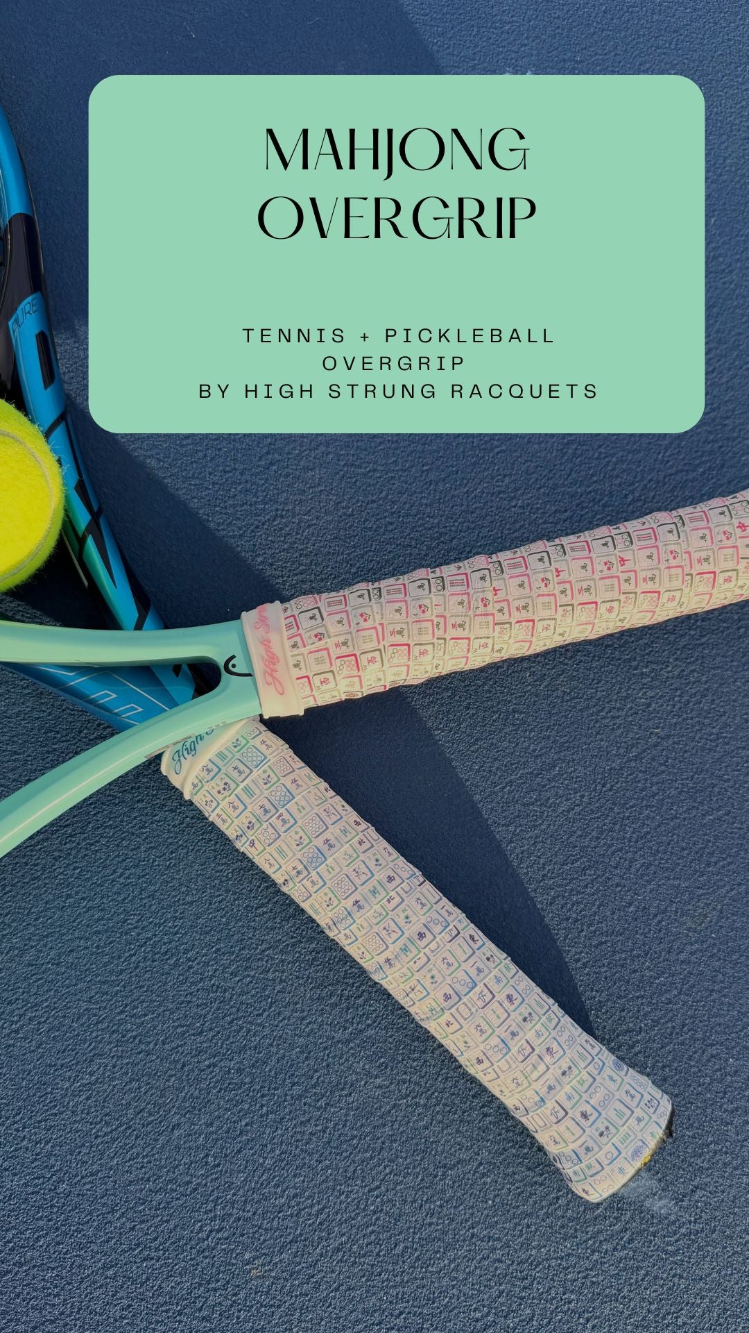 Mahjong Overgrip for Tennis, Pickleball & Padel