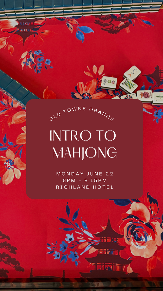 Introduction to Mahjong || June 22 || City of Orange