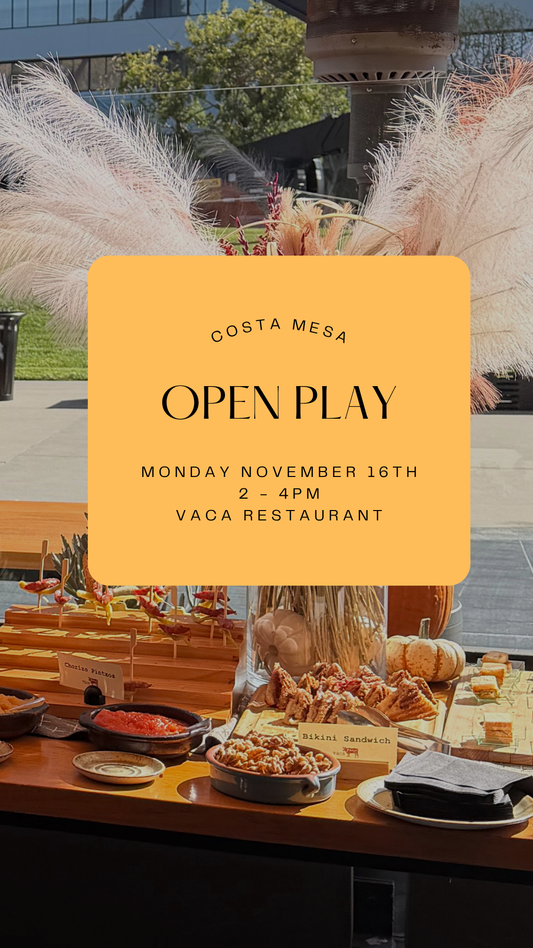 Open Play || Nov 16 || Costa Mesa